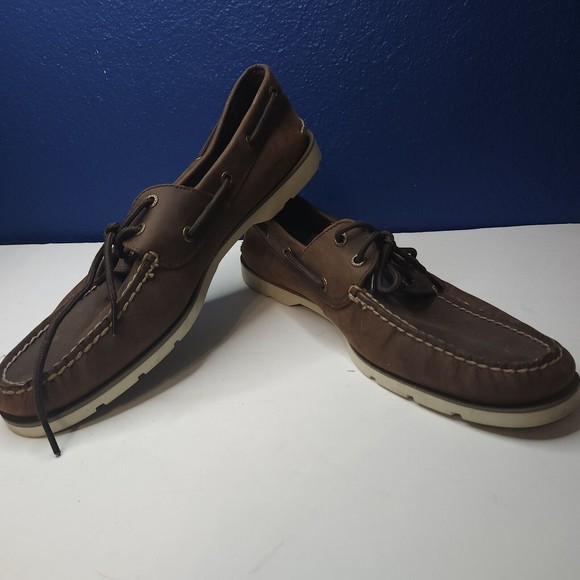 SPERRY TOP-SIDER Classic Brown Sz 11 M men A/O Boat Shoes STS22028 Mens Leeward main image 6